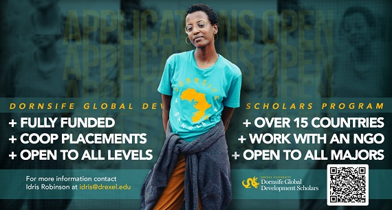 Dornsife Global Development Scholars Program: fully funded, coop placements, open to all levels and majors